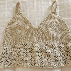 Knit crop top